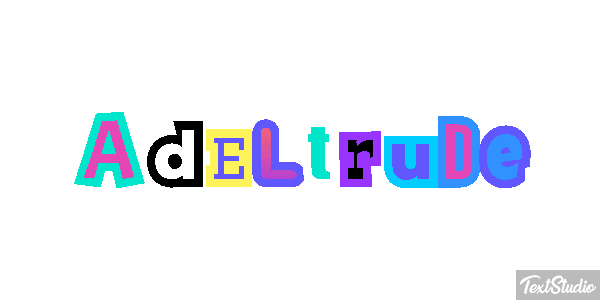 Adeltrude Texteffekt