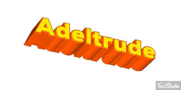 Adeltrude Texteffekt