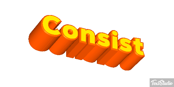 Consist Tekst effect