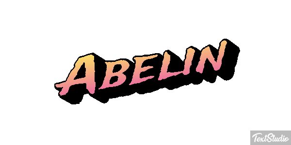 Abelin Tekst effect