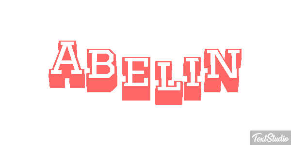 Abelin Tekst effect