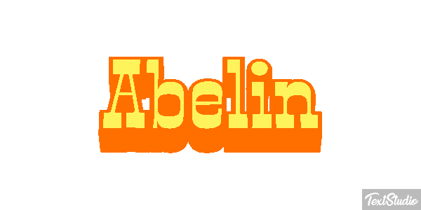 Abelin Tekst effect