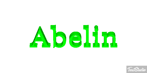 Abelin Tekst effect