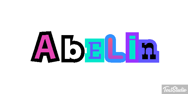Abelin Tekst effect