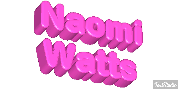 Naomi Watts Effet de texte