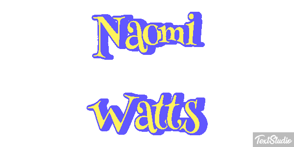 Naomi Watts Effet de texte