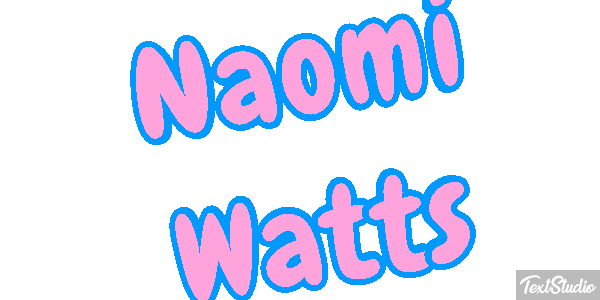 Naomi Watts Effet de texte