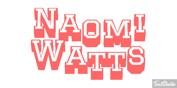 Naomi Watts Effet de texte