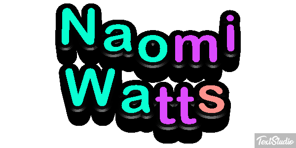 Naomi Watts Effet de texte