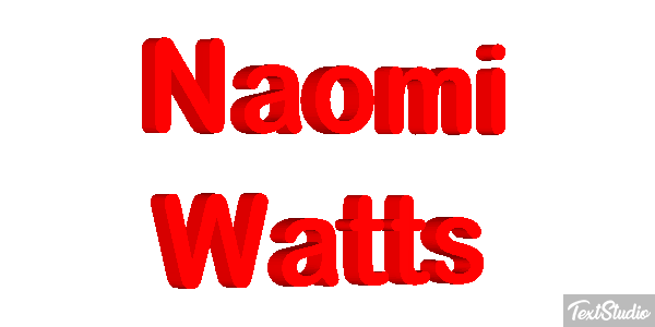 Naomi Watts Effet de texte