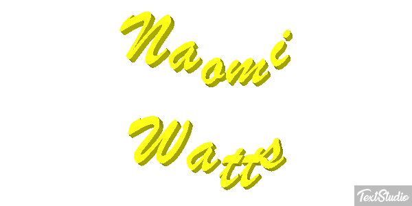 Naomi Watts Effet de texte