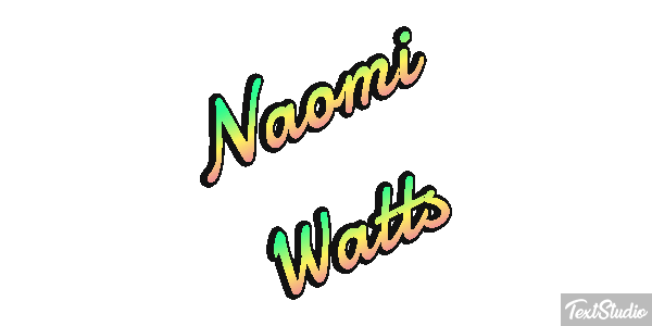 Naomi Watts Effet de texte