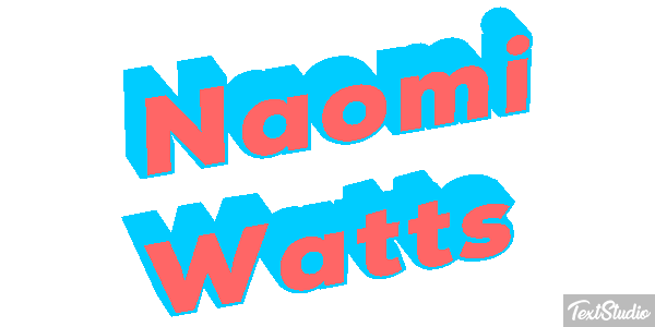 Naomi Watts Effet de texte