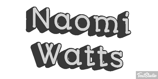 Naomi Watts Effet de texte