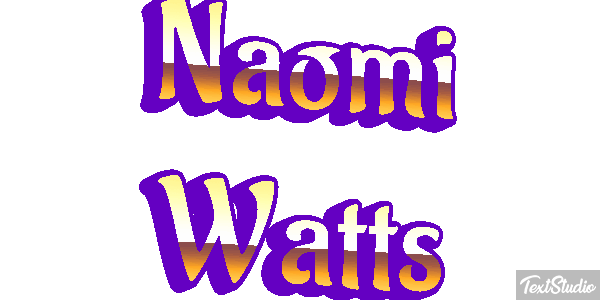 Naomi Watts Effet de texte