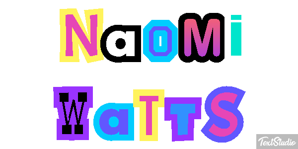 Naomi Watts Effet de texte