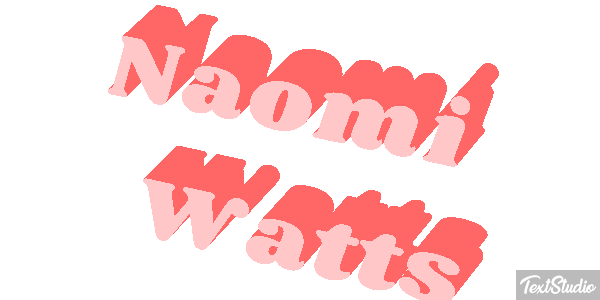 Naomi Watts Effet de texte