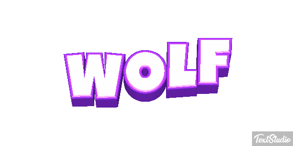 Wolf Effetto testo