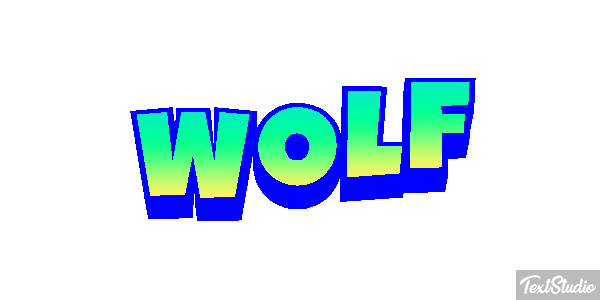 Wolf Effetto testo