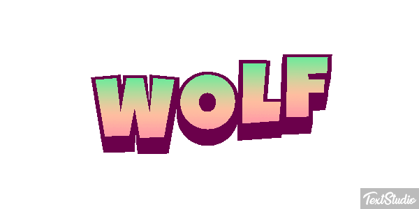 Wolf Effetto testo
