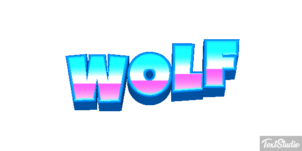 Wolf Effetto testo