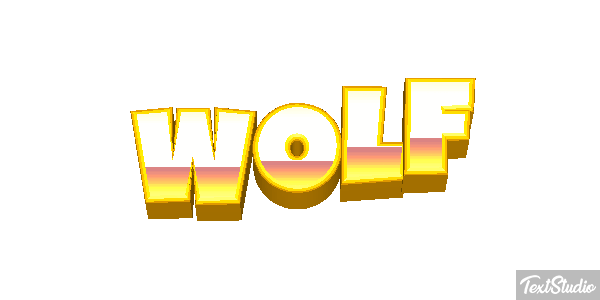 Wolf Effetto testo