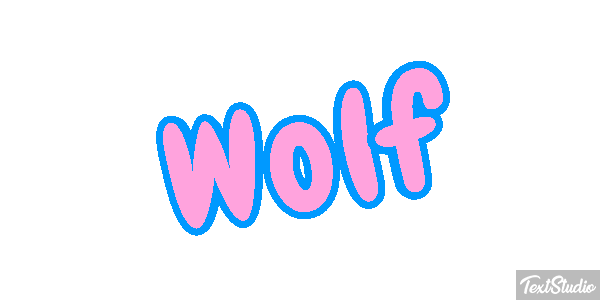 Wolf Effetto testo