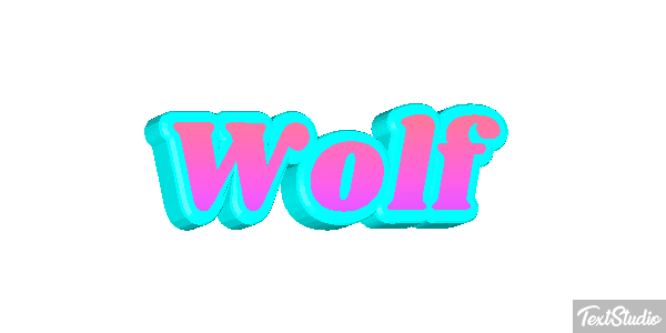Wolf Effetto testo