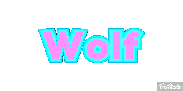 Wolf Effetto testo