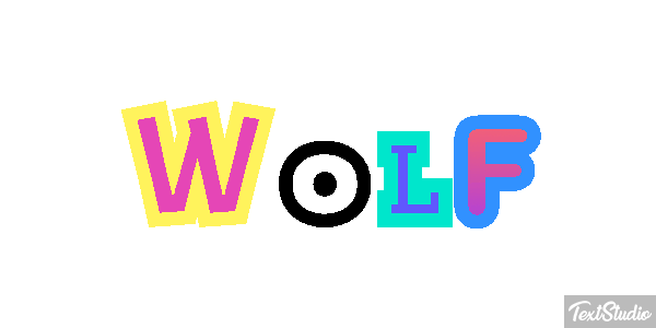 Wolf Effetto testo