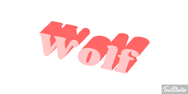 Wolf Effetto testo