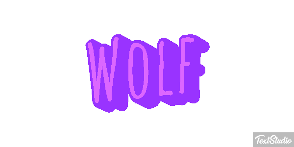 Wolf Effetto testo