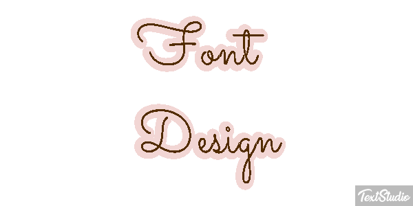 Font Design Efecto de texto