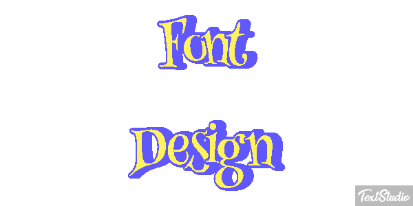 Font Design Efecto de texto
