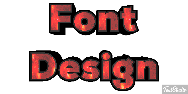 Font Design Efecto de texto