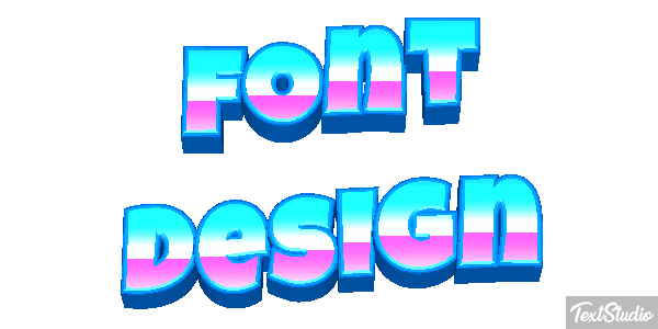 Font Design Efecto de texto