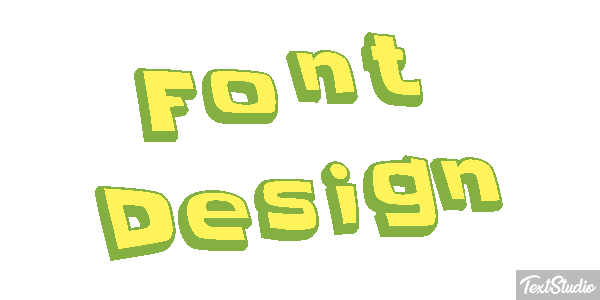 Font Design Efecto de texto