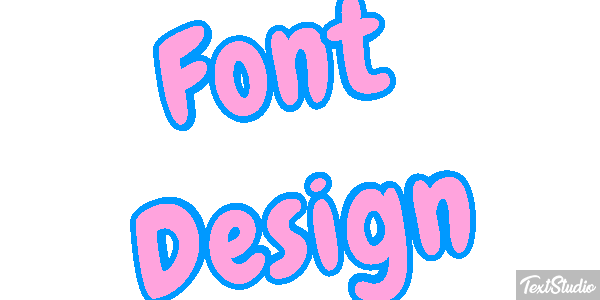 Font Design Efecto de texto