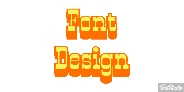 Font Design Efecto de texto
