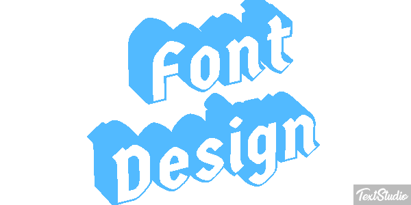 Font Design Efecto de texto