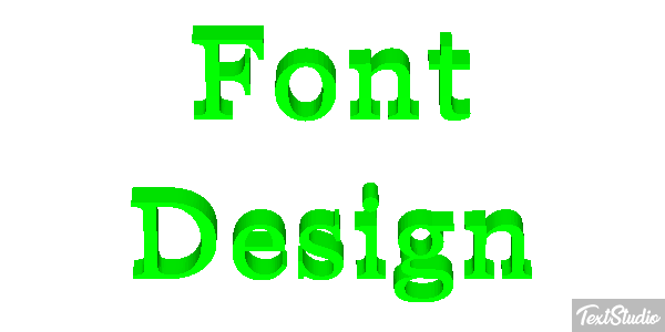 Font Design Efecto de texto