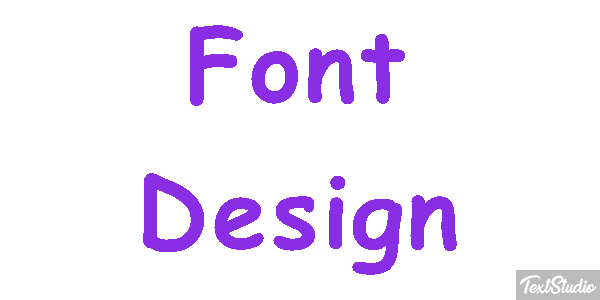 Font Design Efecto de texto