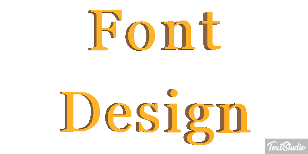 Font Design Efecto de texto
