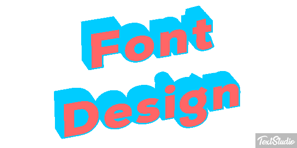 Font Design Efecto de texto