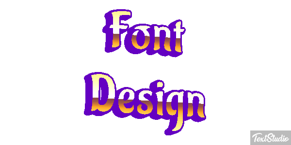 Font Design Efecto de texto