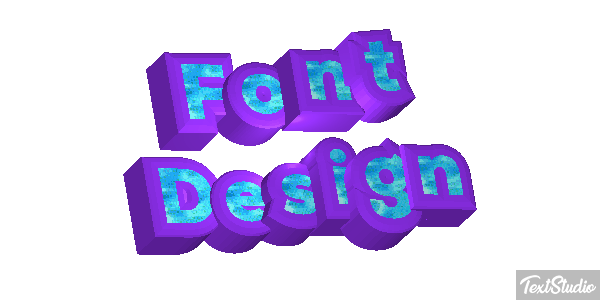 Font Design Efecto de texto