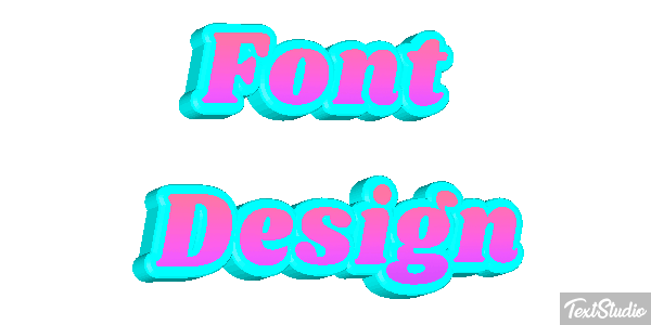 Font Design Efecto de texto