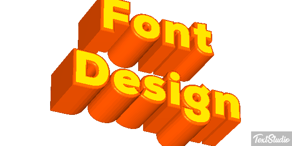 Font Design Efecto de texto