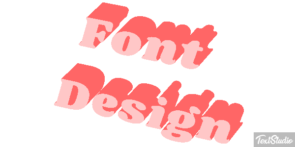Font Design Efecto de texto