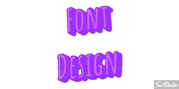 Font Design Efecto de texto